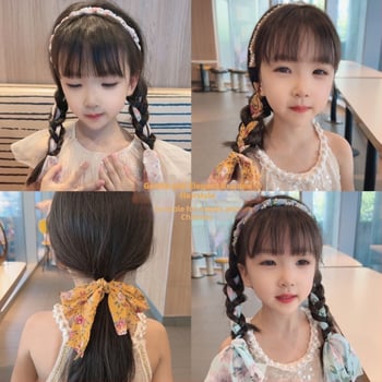 Vienkāršs bērnu galvas aksesuārs — galvas lente un matu gumija, pavasaris 2025