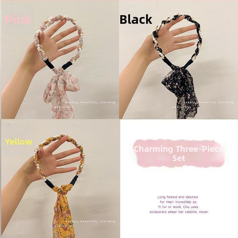 Vienkāršs bērnu galvas aksesuārs — galvas lente un matu gumija, pavasaris 2025