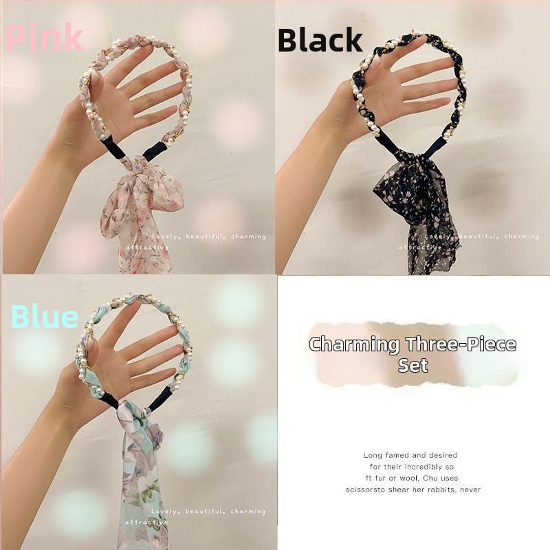 Vienkāršs bērnu galvas aksesuārs — galvas lente un matu gumija, pavasaris 2025