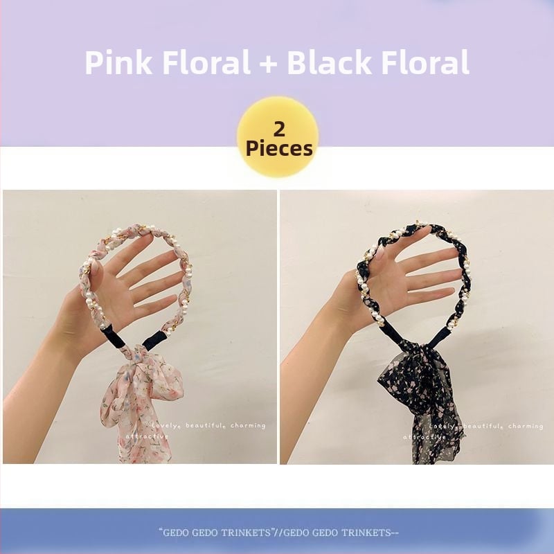 Vienkāršs bērnu galvas aksesuārs — galvas lente un matu gumija, pavasaris 2025