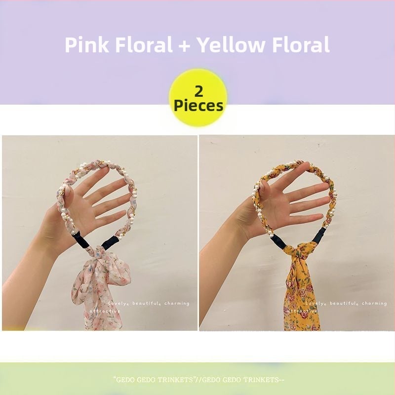 Vienkāršs bērnu galvas aksesuārs — galvas lente un matu gumija, pavasaris 2025