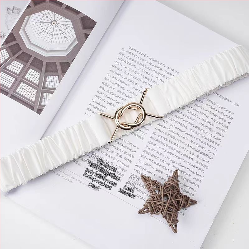 Sieviešu elastīgā josta ar sakausējuma sprādzi, der kleitām un mēteļiem, platums 2-4 cm, sprādzes aizvērums, 2024. gada pavasaris