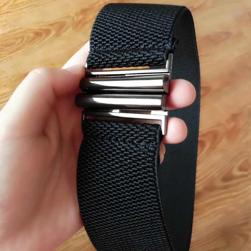 Sieviešu elastīgā josta pūkjakai, ar alumīnija sprādzi, automātiska aizdare, platums 4 cm un vairāk, audums, izcelsme: Wenzhou