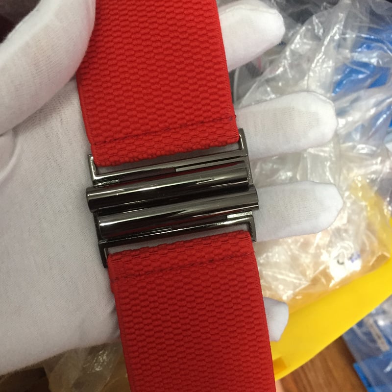 Sieviešu elastīgā josta pūkjakai, ar alumīnija sprādzi, automātiska aizdare, platums 4 cm un vairāk, audums, izcelsme: Wenzhou