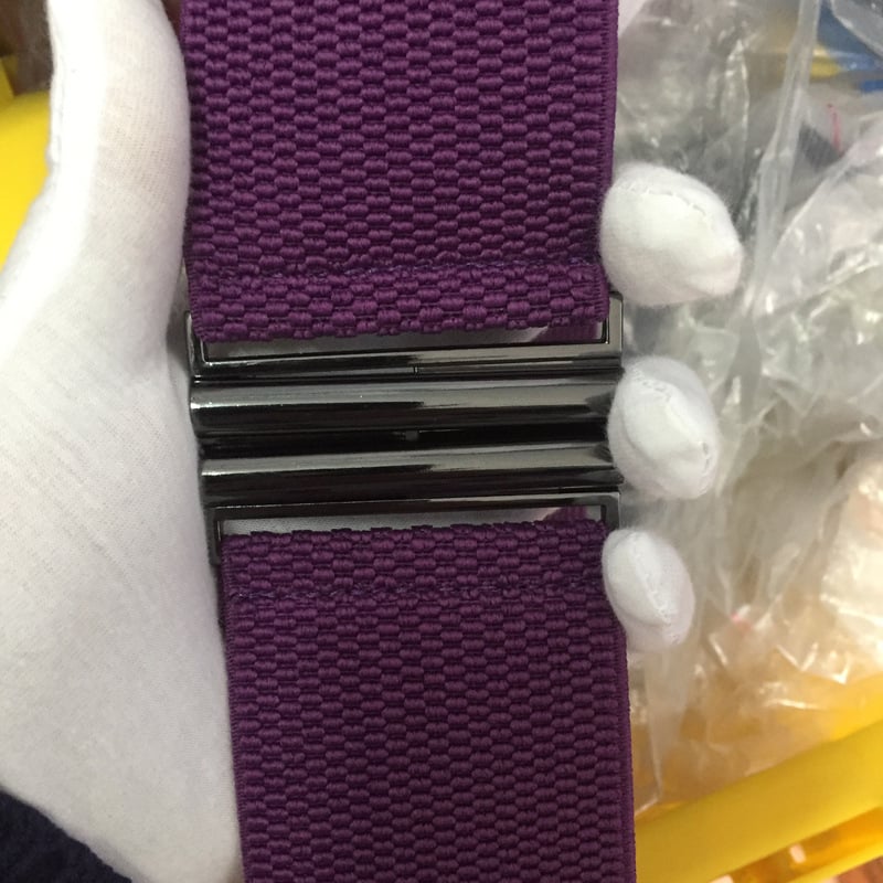 Sieviešu elastīgā josta pūkjakai, ar alumīnija sprādzi, automātiska aizdare, platums 4 cm un vairāk, audums, izcelsme: Wenzhou