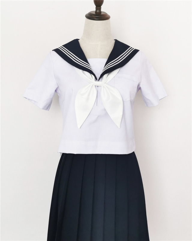 Cvijet za ovratnik i leptir mašna s uzlom zlatne ribice, Kantō-Kansai ovratnik, monokromatski uzorak, poliester, serija JK College Wind