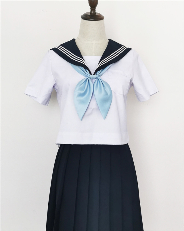Cvijet za ovratnik i leptir mašna s uzlom zlatne ribice, Kantō-Kansai ovratnik, monokromatski uzorak, poliester, serija JK College Wind