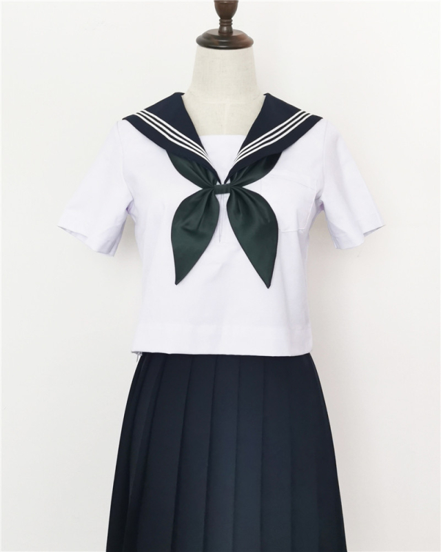 Cvijet za ovratnik i leptir mašna s uzlom zlatne ribice, Kantō-Kansai ovratnik, monokromatski uzorak, poliester, serija JK College Wind