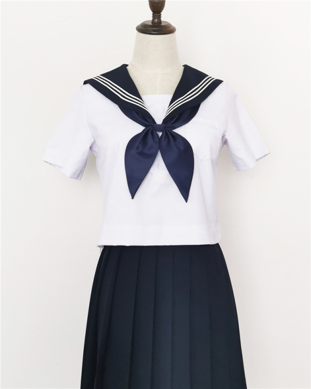 Cvijet za ovratnik i leptir mašna s uzlom zlatne ribice, Kantō-Kansai ovratnik, monokromatski uzorak, poliester, serija JK College Wind