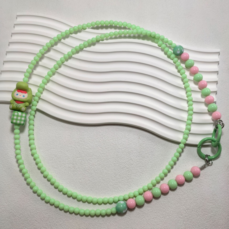 Bubble Mart Strap – akrila dekoratīvā sērija pidžamu ballītei, universāla, akrils, 2025. gada rudens