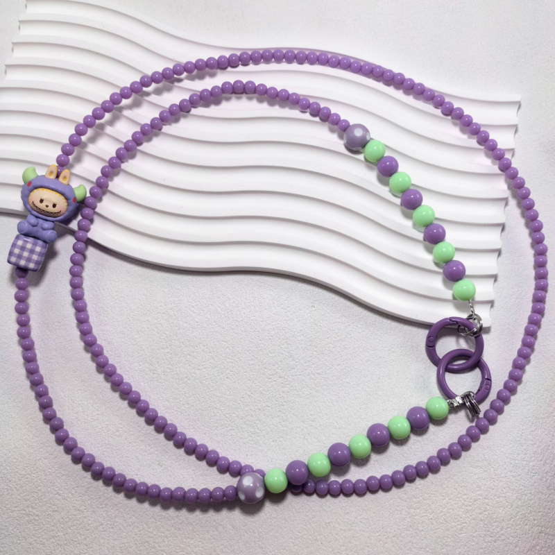 Bubble Mart Strap – akrila dekoratīvā sērija pidžamu ballītei, universāla, akrils, 2025. gada rudens