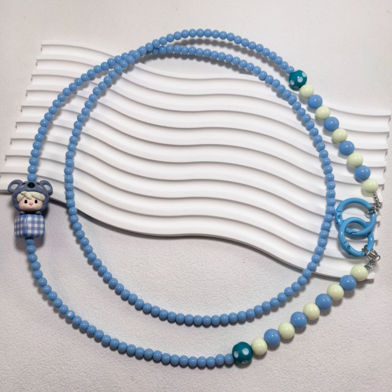 Bubble Mart Strap – akrila dekoratīvā sērija pidžamu ballītei, universāla, akrils, 2025. gada rudens