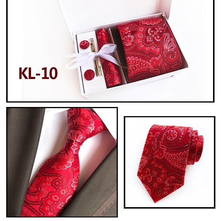 Kravata s jacquard tkaninom, geometrijski uzorak, streličasti stil, poliester vlakno, poklon kutija