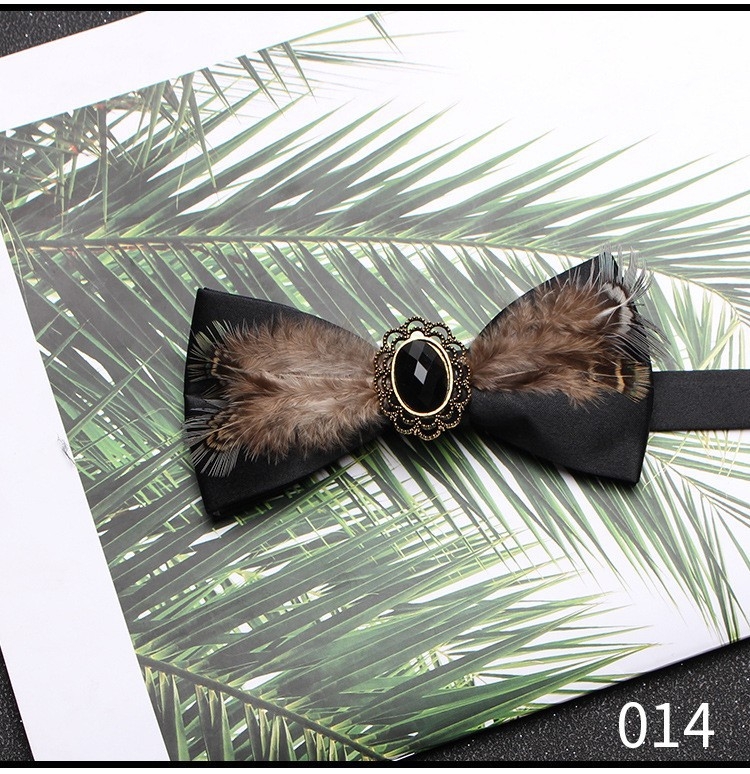 Vīriešu kaklasaite - materiāls: spalvu pērlīte, raksts: spalvas, stils: plakana galva, Korejas stilā, džakarda audums, iekšpuse: poliesteris