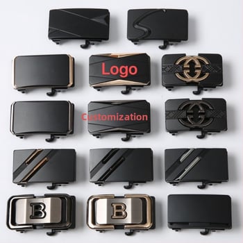 Vīriešu automātiskā jostas sprādze, sakausējums, taisnstūra forma, burtiem raksts, pielāgojama