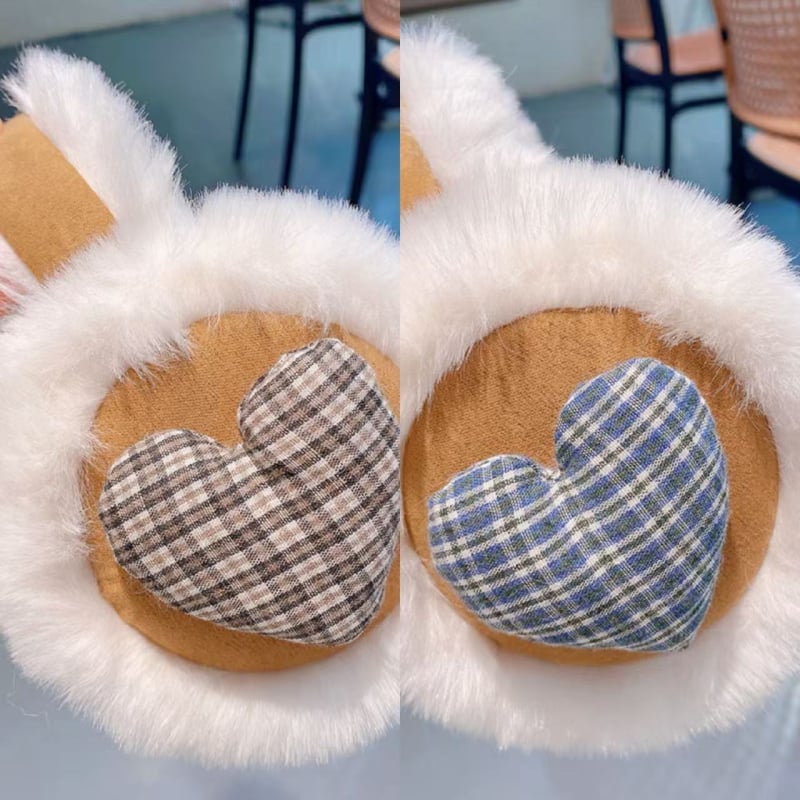 Unisex bērnu pūkaini ausu aizsargi ziemai, pret vēju