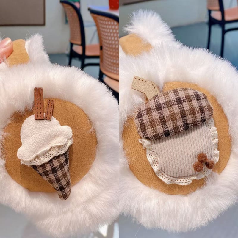 Unisex bērnu pūkaini ausu aizsargi ziemai, pret vēju