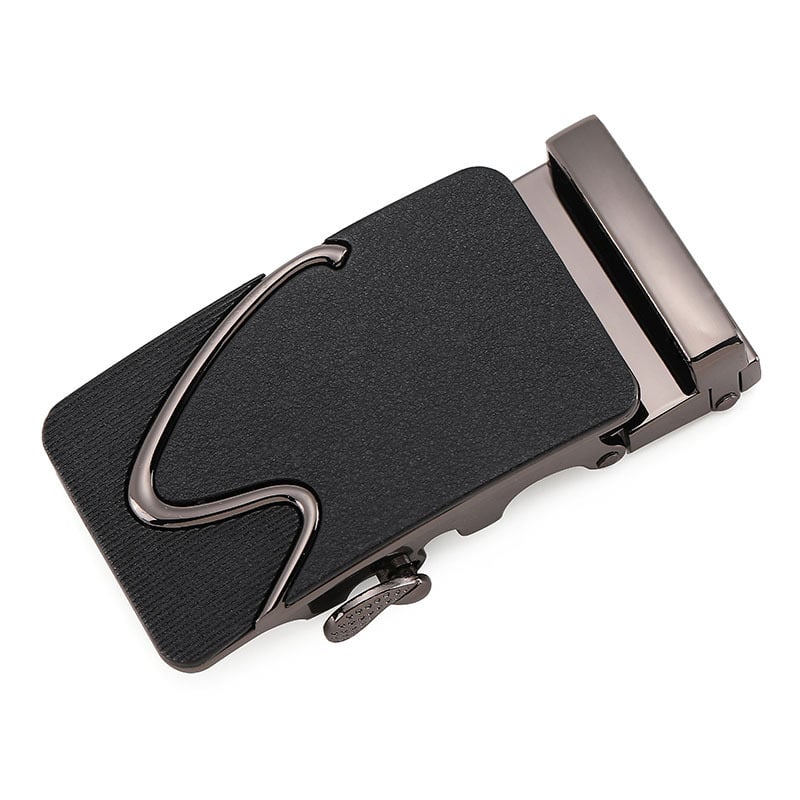 Automatinė diržo sagtis – lydinys, matinė apdaila, lazeriu graviruotas logotipas, pritaikymas galimas