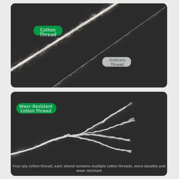 4-szálas pamutfonal építkezési vonaljelöléshez és famegmunkáláshoz, kopásálló
