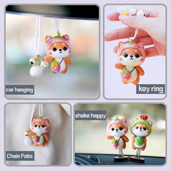 Punch Needle set od vunenog filca — sladak stil, jednostavna ručna izrada, materijali i dodaci za privjeske za lutke