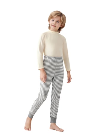 Ilgos vaikų medvilnės fliso kelnės rudenį–žiemos sezonui, su vidutiniu liemeniu, su atvira kirkšnies zona, japoniško stiliaus, 3–8 metų vaikams