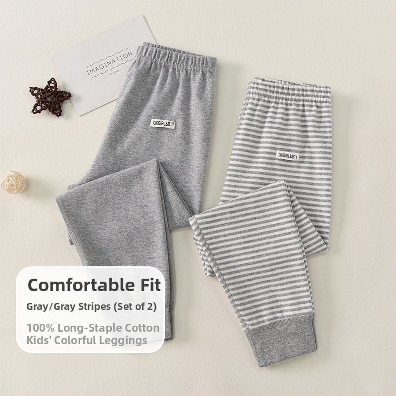 Ilgos vaikų medvilnės fliso kelnės rudenį–žiemos sezonui, su vidutiniu liemeniu, su atvira kirkšnies zona, japoniško stiliaus, 3–8 metų vaikams