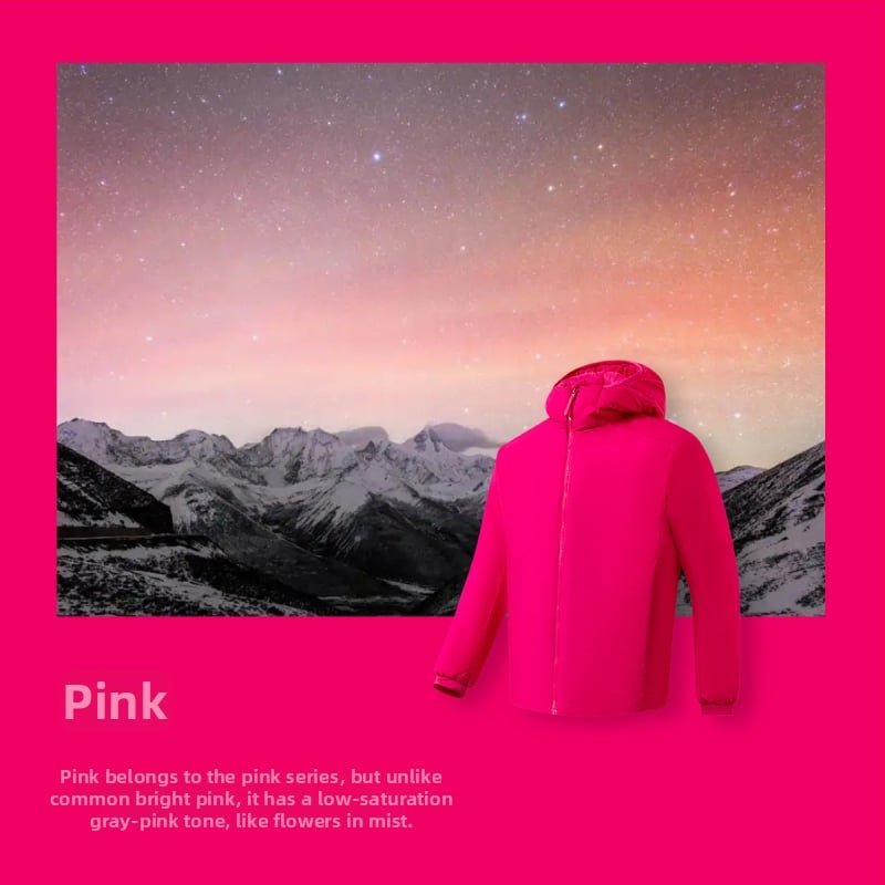 Geacă cu glugă din nylon, umplutură poliesterică, ușoară, călduroasă, cu fermoar