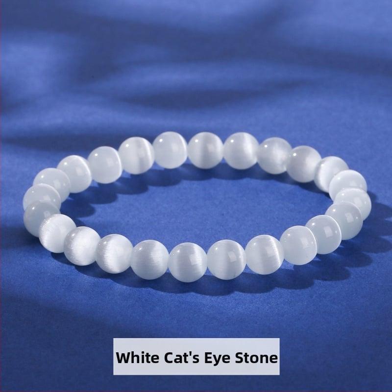 Katės akies akmens apyrankė | Poliruotas paviršius, geometrinis dizainas, moterims, universalus