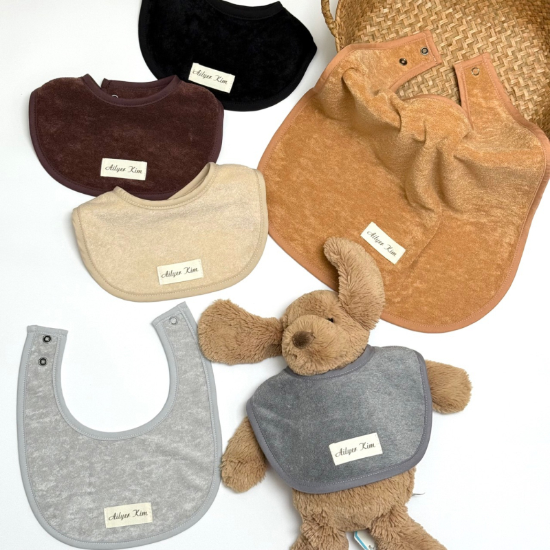 Baby Bib za bebe – pamuk (>95%), vodootporan i otporan na mrlje, unisex, AILYERKIM, za djecu 1–3 godine