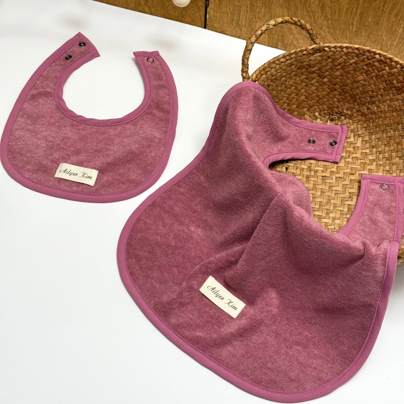 Baby Bib za bebe – pamuk (>95%), vodootporan i otporan na mrlje, unisex, AILYERKIM, za djecu 1–3 godine