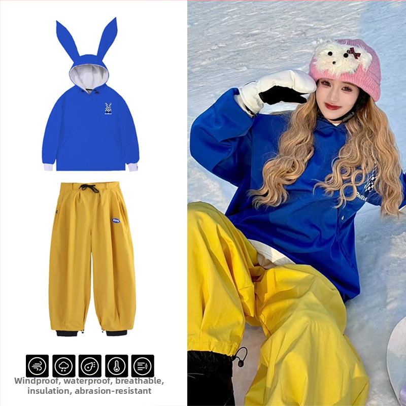 Ski set – nepremokavý, teplý, vetru odolný; Corduroy látka; Model YK48+E18
