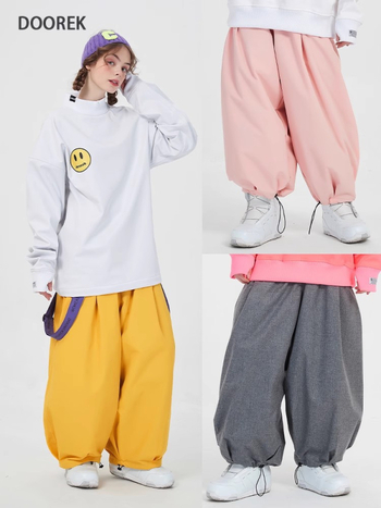 DOOREK Mushroom Head suusapüksid – unisex, hingavad, veekindlad 15000, hoiavad sooja, polüestri täidis