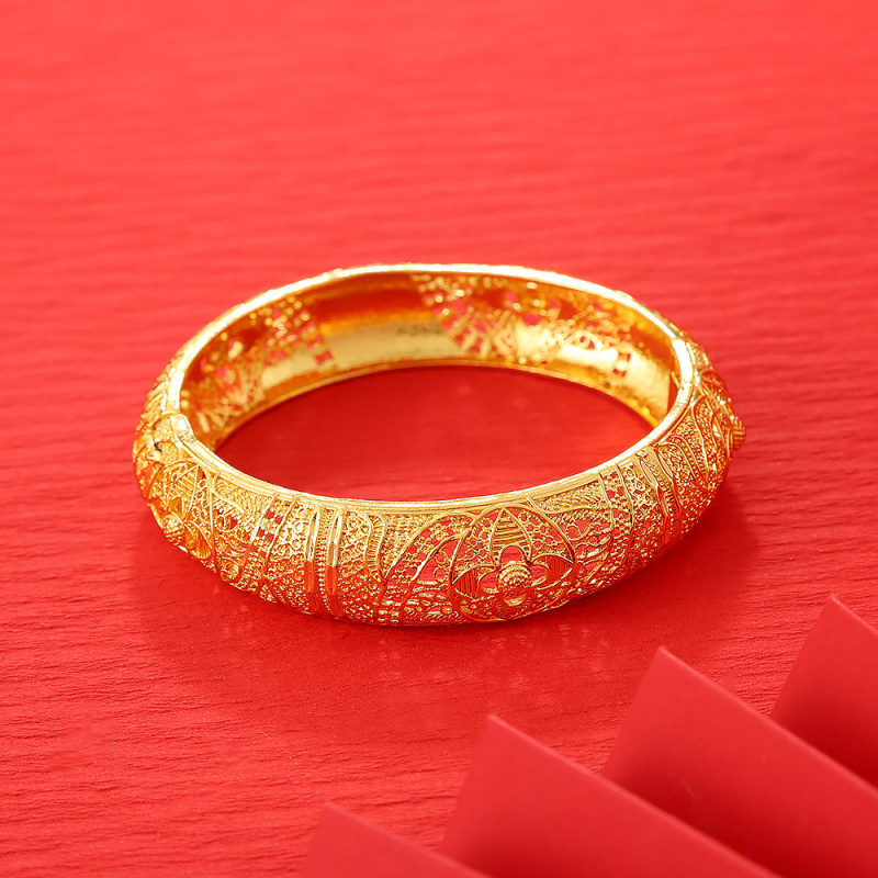 Auksu dengta apyrankė su užsegimu, rūmų stiliaus, nišinis dizainas, Yiwu, vasara 2025