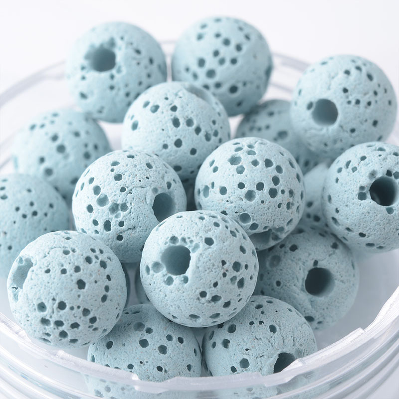 Aromatske perle od vulkanskog kamena, 6–20 mm, neporozne kuglice za difuzer, ručna izrada