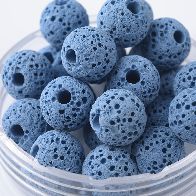 Aromatske perle od vulkanskog kamena, 6–20 mm, neporozne kuglice za difuzer, ručna izrada