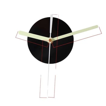 Kvarc falióra mozgás – csendes működés, EMOYO, száraz elemű működtetés, műanyag ház, műanyag számlap, modern egyszerű stílus