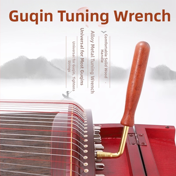 Guzheng reguliavimo raktas – kietas medis ir metalas; modelis: Guzheng tuning wrench; skirtas Guzheng ir etninių styginių instrumentų priedai; pakuotė: dėžutė