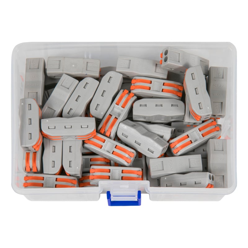 Savienots kastes kolekcijas vadu savienotājs – 3 kodoli, elektroinstalācijām; modelis: Conjoined box collection; minimālais pasūtījums: 20 gab.