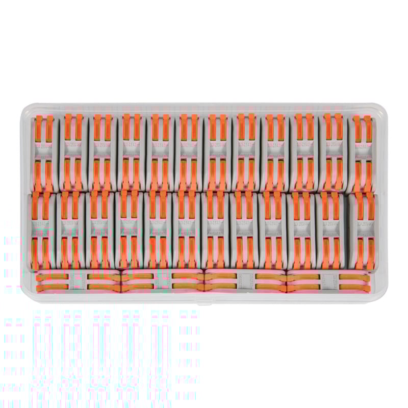 Savienots kastes kolekcijas vadu savienotājs – 3 kodoli, elektroinstalācijām; modelis: Conjoined box collection; minimālais pasūtījums: 20 gab.