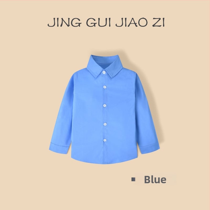 Berniukų ilgomis rankovėmis marškiniai iš 100% medvilnės, dryžuoti, švelnus audinys, pavasariui ir rudeniui, 3–8 metų