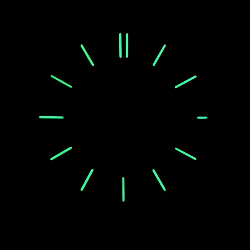 Laikrodžio dialas NH35 mechaniniam judesiui, Oak modelis, šviesinantis dialas, keičiamasis dalis