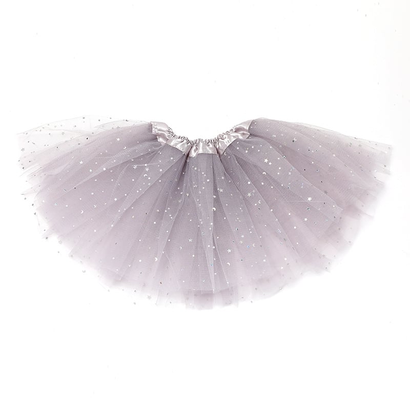 Vaikų tutu sijonas su trim sluoksniais tinklo audinio, klostuotas; Pagrindinė medžiaga: poliesteris; Pagrindinės medžiagos sudėtis: 90-95% poliesterio; Pamušalas: poliesteris; Amžiaus grupė: 3-8 metai