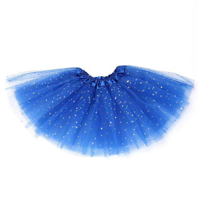 Vaikų tutu sijonas su trim sluoksniais tinklo audinio, klostuotas; Pagrindinė medžiaga: poliesteris; Pagrindinės medžiagos sudėtis: 90-95% poliesterio; Pamušalas: poliesteris; Amžiaus grupė: 3-8 metai