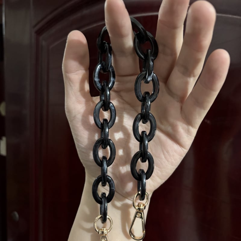 Акрилна презрамка за чанта/рамо - регулируема, геометричен модел, стил смесване и съчетаване