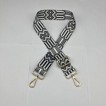 Презрамка за чанта за смяна, флорален принт, полиестер, широк презрамък