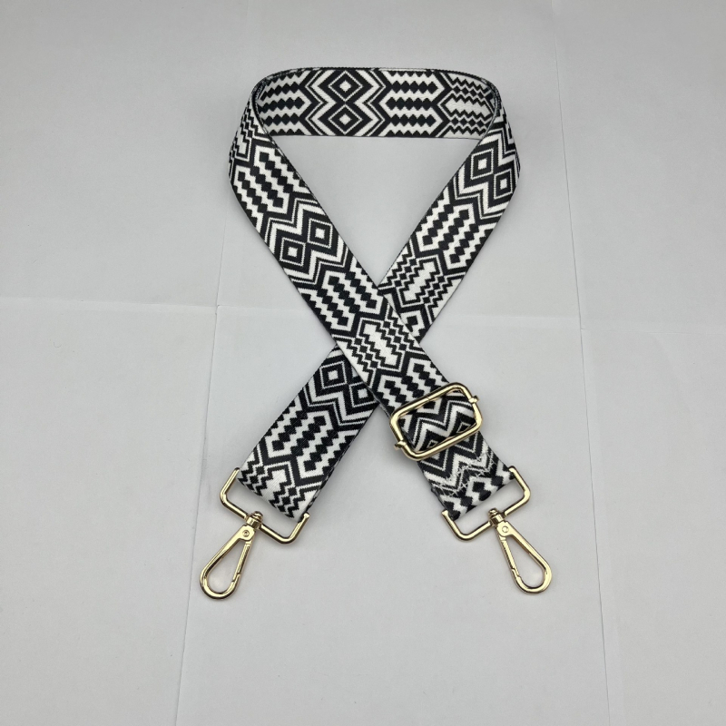 Презрамка за чанта за смяна, флорален принт, полиестер, широк презрамък