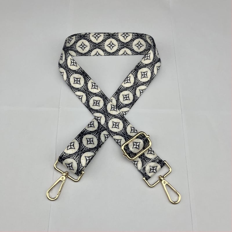 Презрамка за чанта за смяна, флорален принт, полиестер, широк презрамък