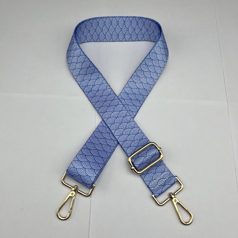 Презрамка за чанта за смяна, флорален принт, полиестер, широк презрамък