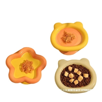 Kačių dubuo, keramikinis, prekės ženklas Sheng bangrong, skirtas katėms, maisto dubuo naminiams gyvūnėliams