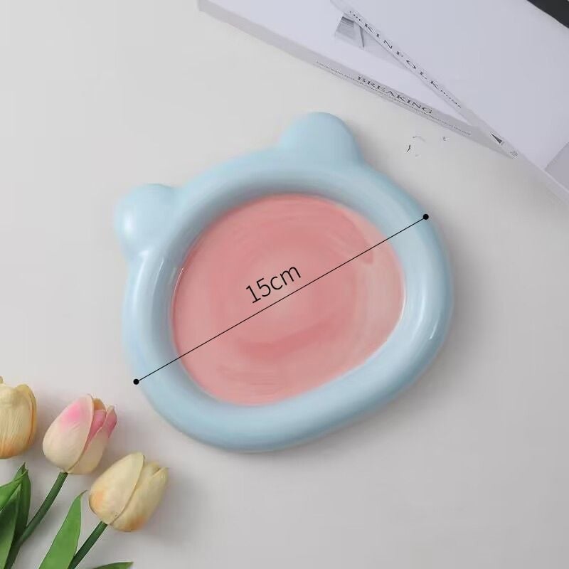 Kačių dubuo, keramikinis, prekės ženklas Sheng bangrong, skirtas katėms, maisto dubuo naminiams gyvūnėliams